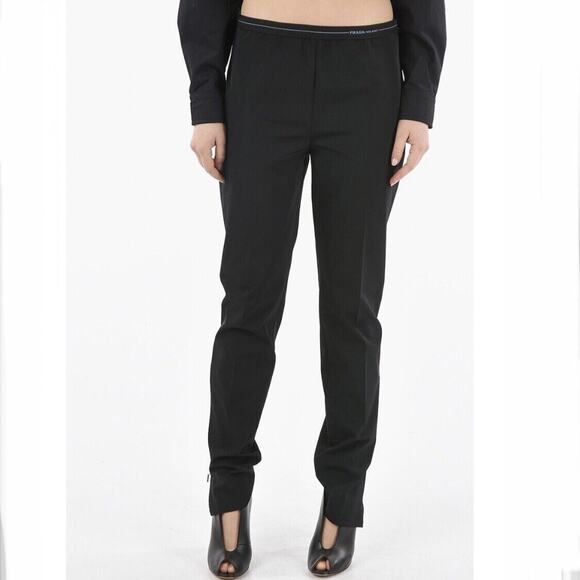 Prada Milano Pre-owned Women's Blue High Waist Leggings Jeans Size 8 - Picture 1 of 11